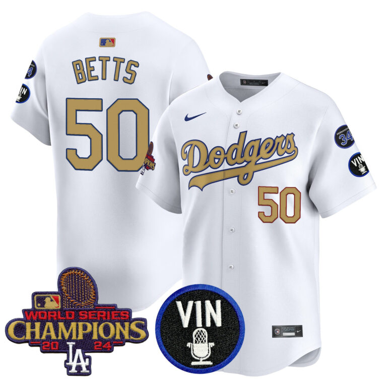 Men Los Angeles Dodgers 50 Betts white Sakura Edition Nike MLB 2025 Jersey style 3